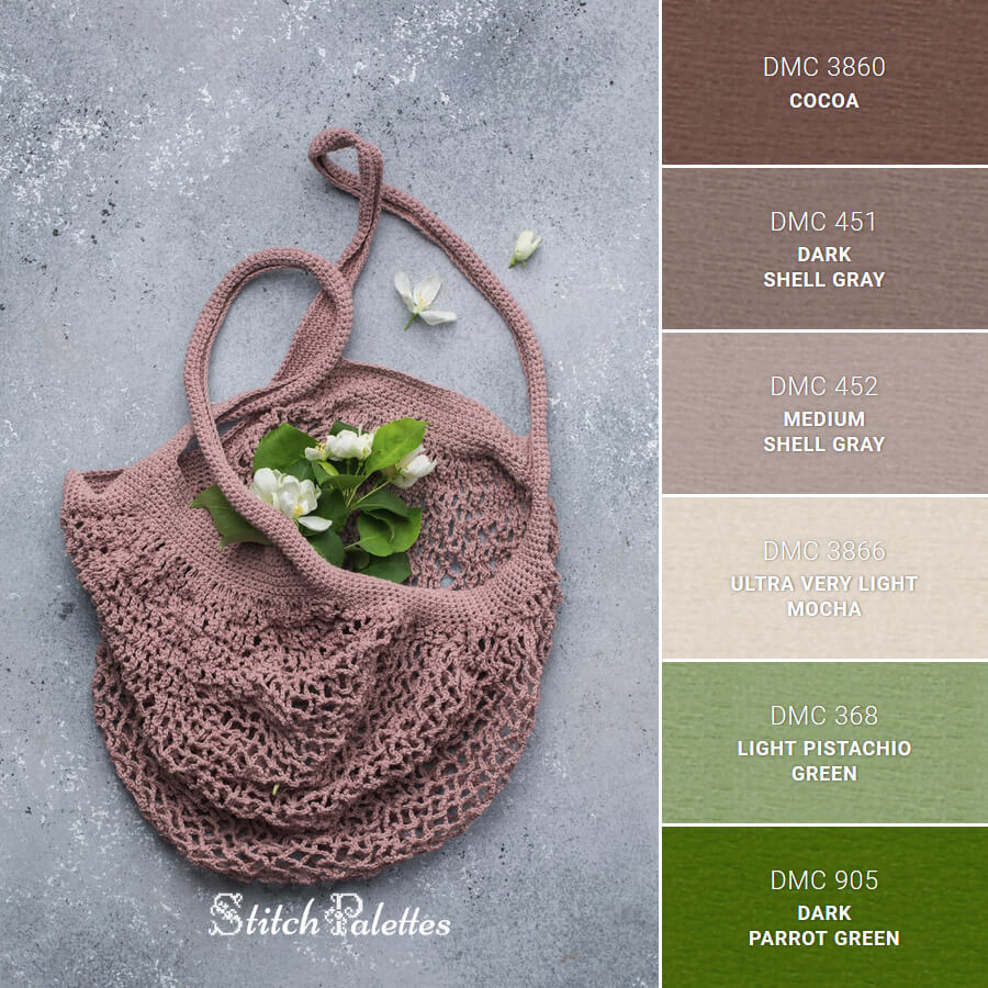 Crochet Tones - Embroidery Color Palette (With Thread Codes)
