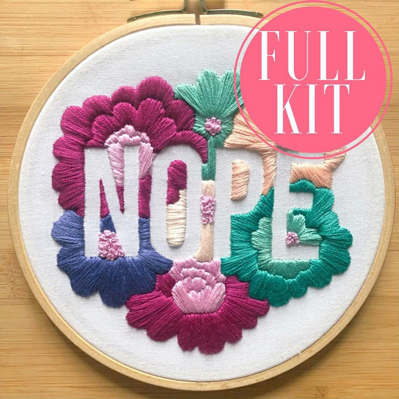 Best Modern Embroidery Kits for Beginners - Sarah Maker