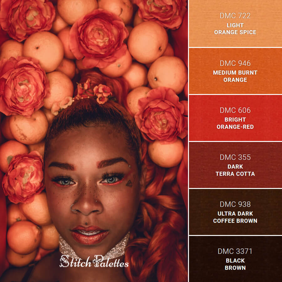Stitch Palette SPA0376: Bed Of Roses