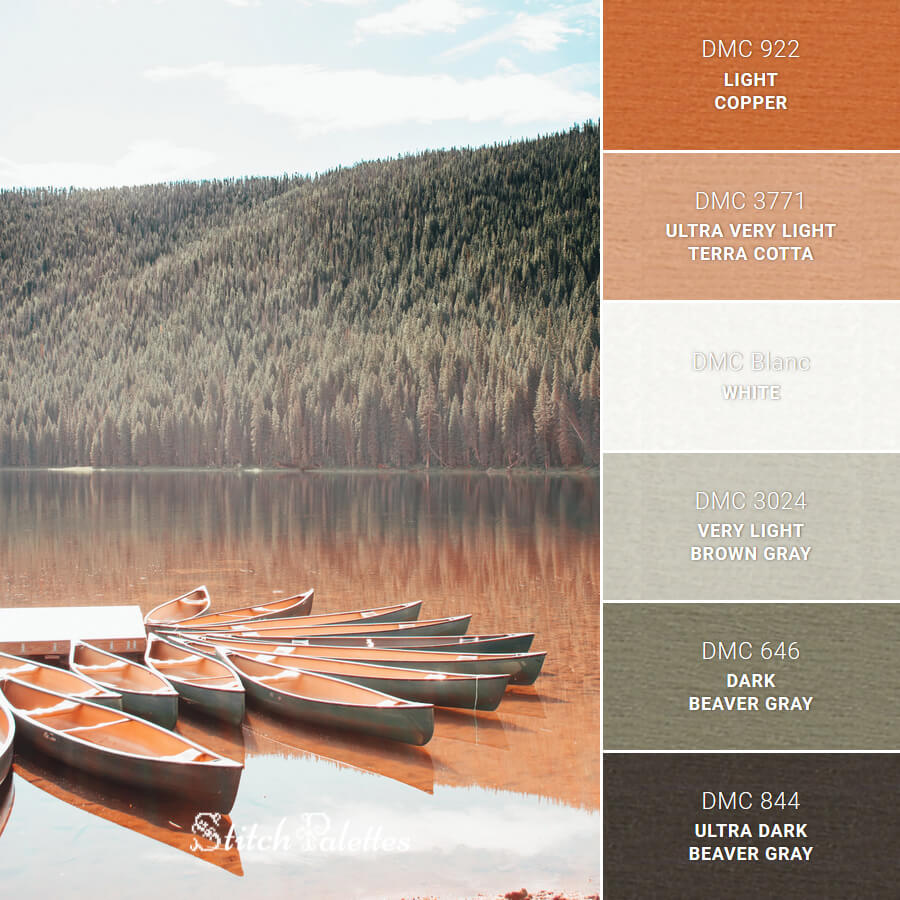 Stitch Palette SPA0404: Piney River Ranch