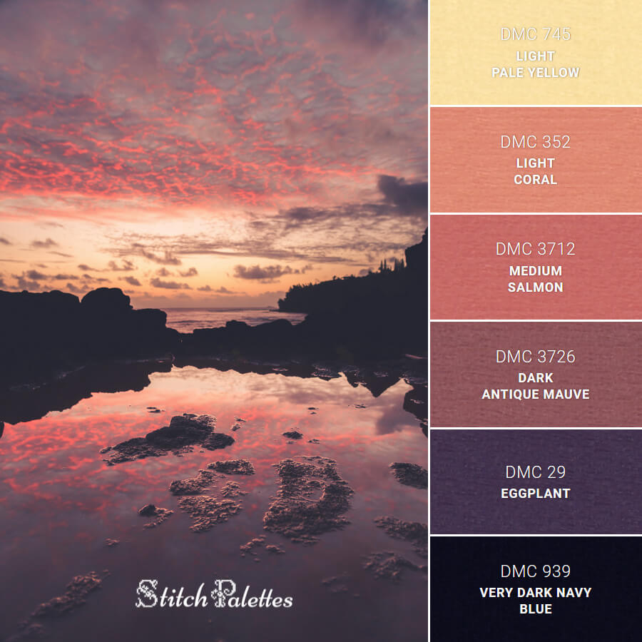 Stitch Palette SPA0667: Purple Shores