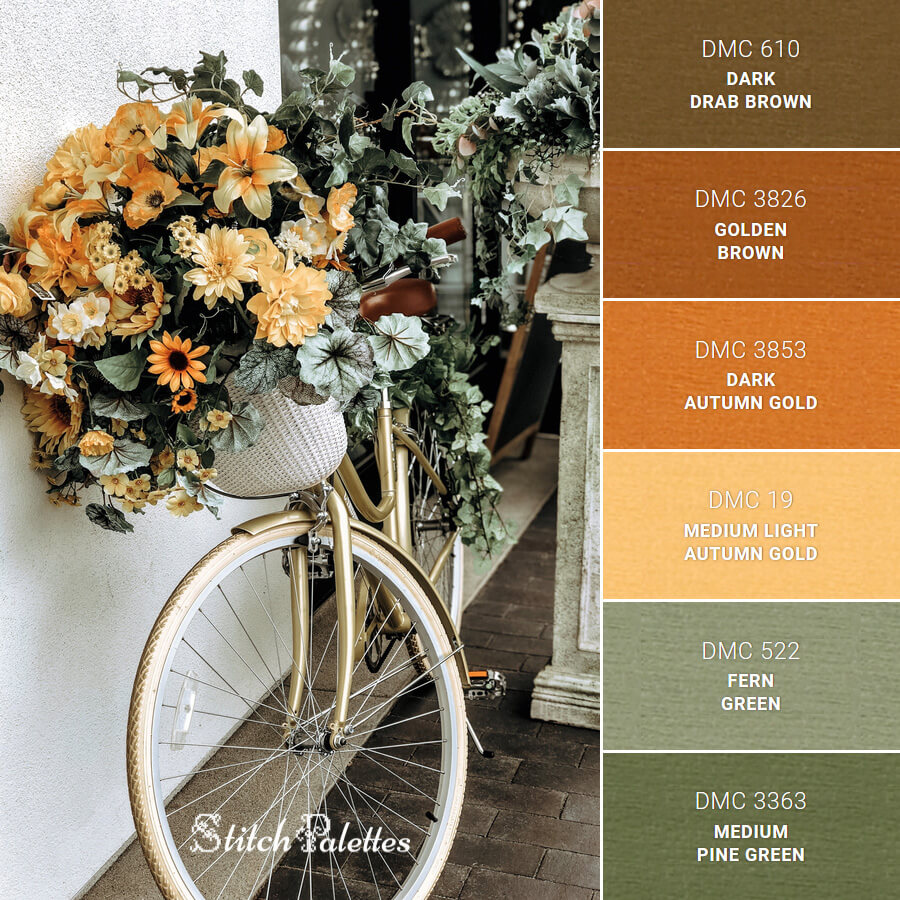 A Basket Full Of Flowers