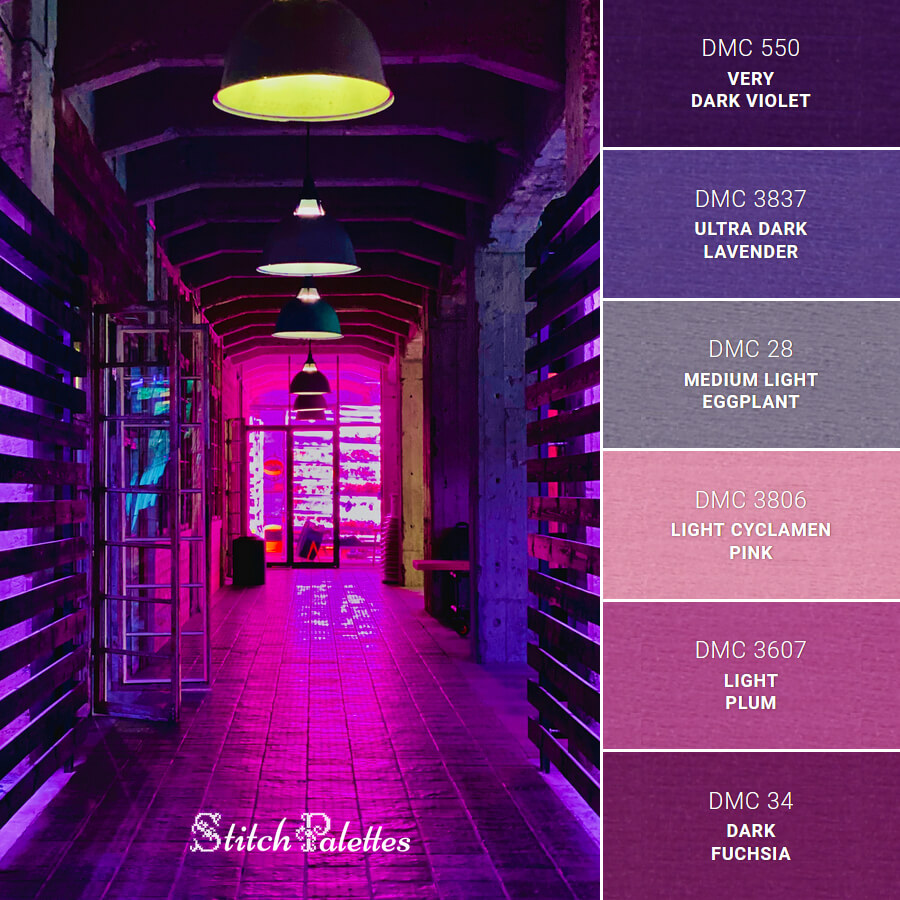 Purple Hallway