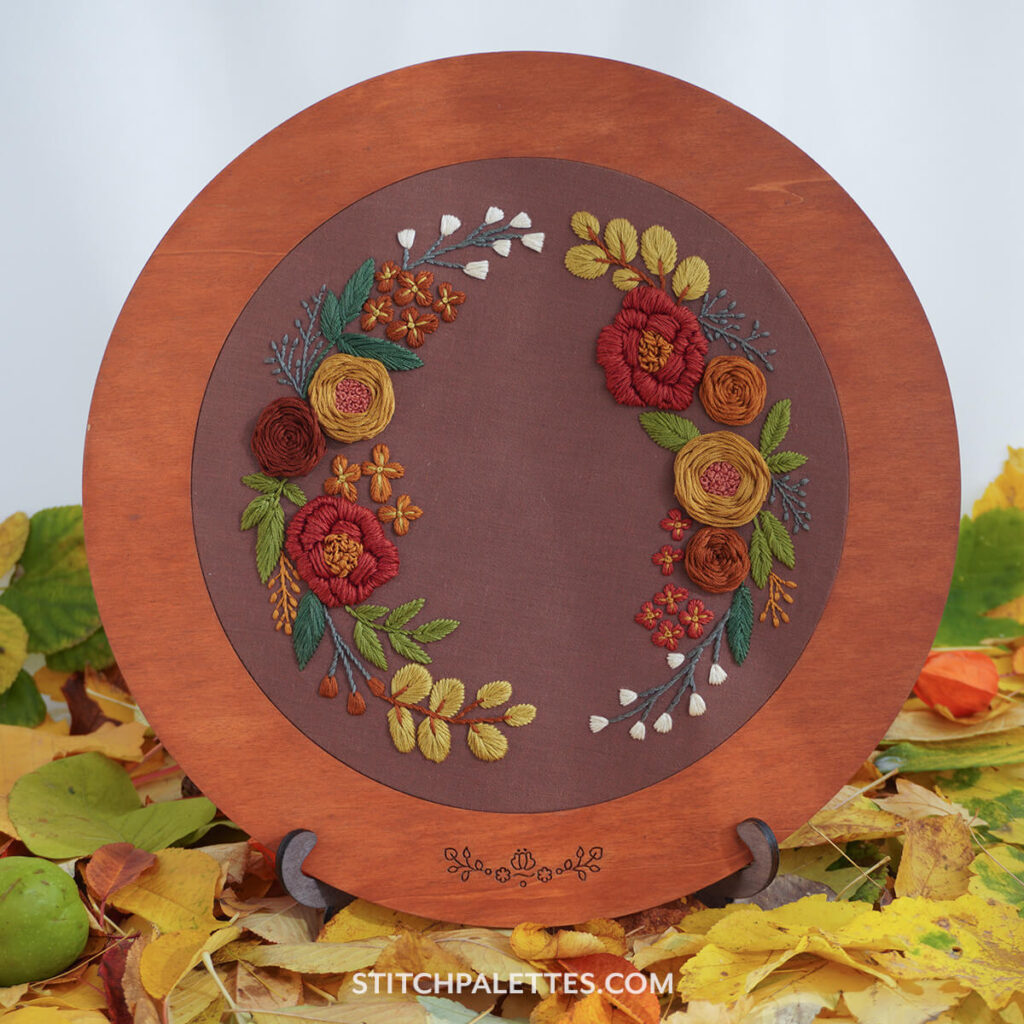 Hoop and frame on stand
