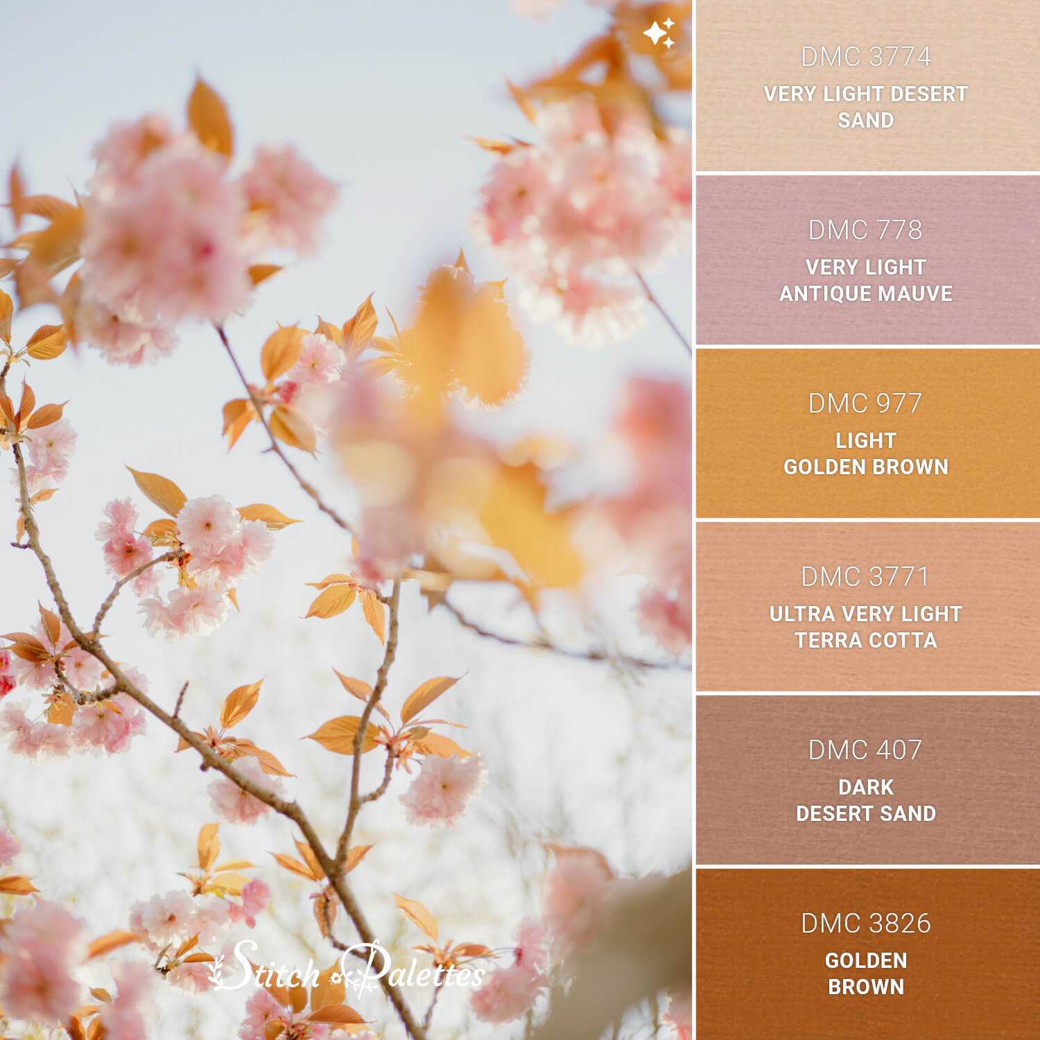 Stitch Palette SPA1728: Pink Blossoms