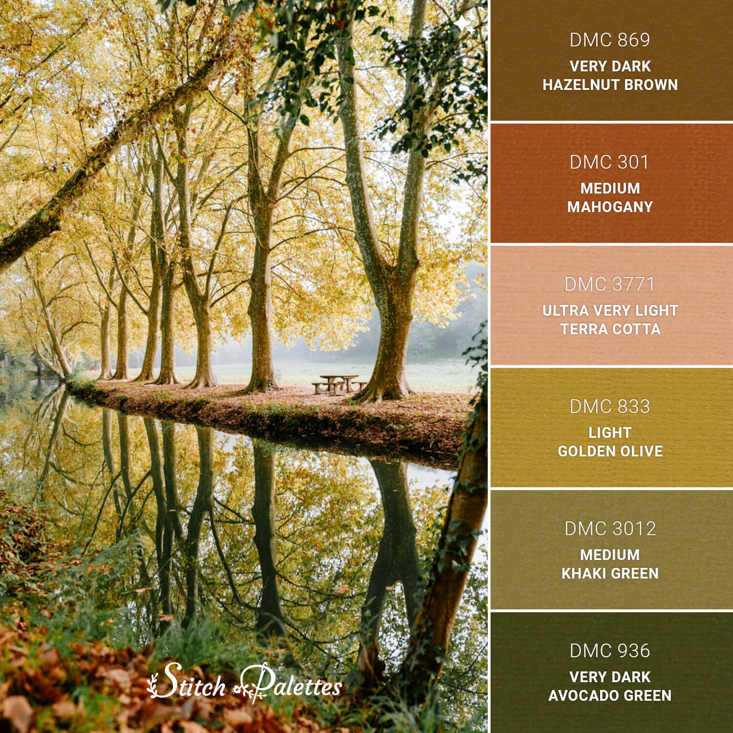 Stitch Palette SPA1774: Autumn In France