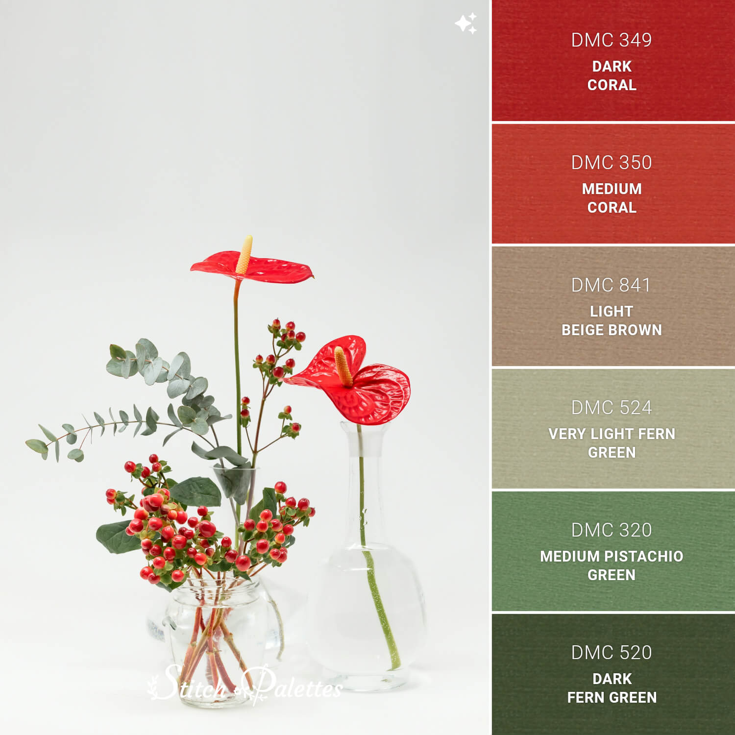 Stitch Palette SPA1935: Early Spring Red