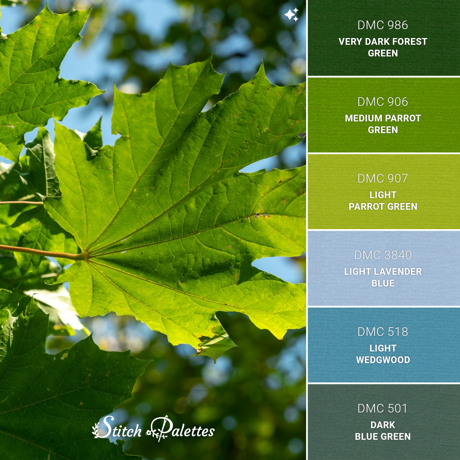 Stitch Palette SPA1973: Summer Sky