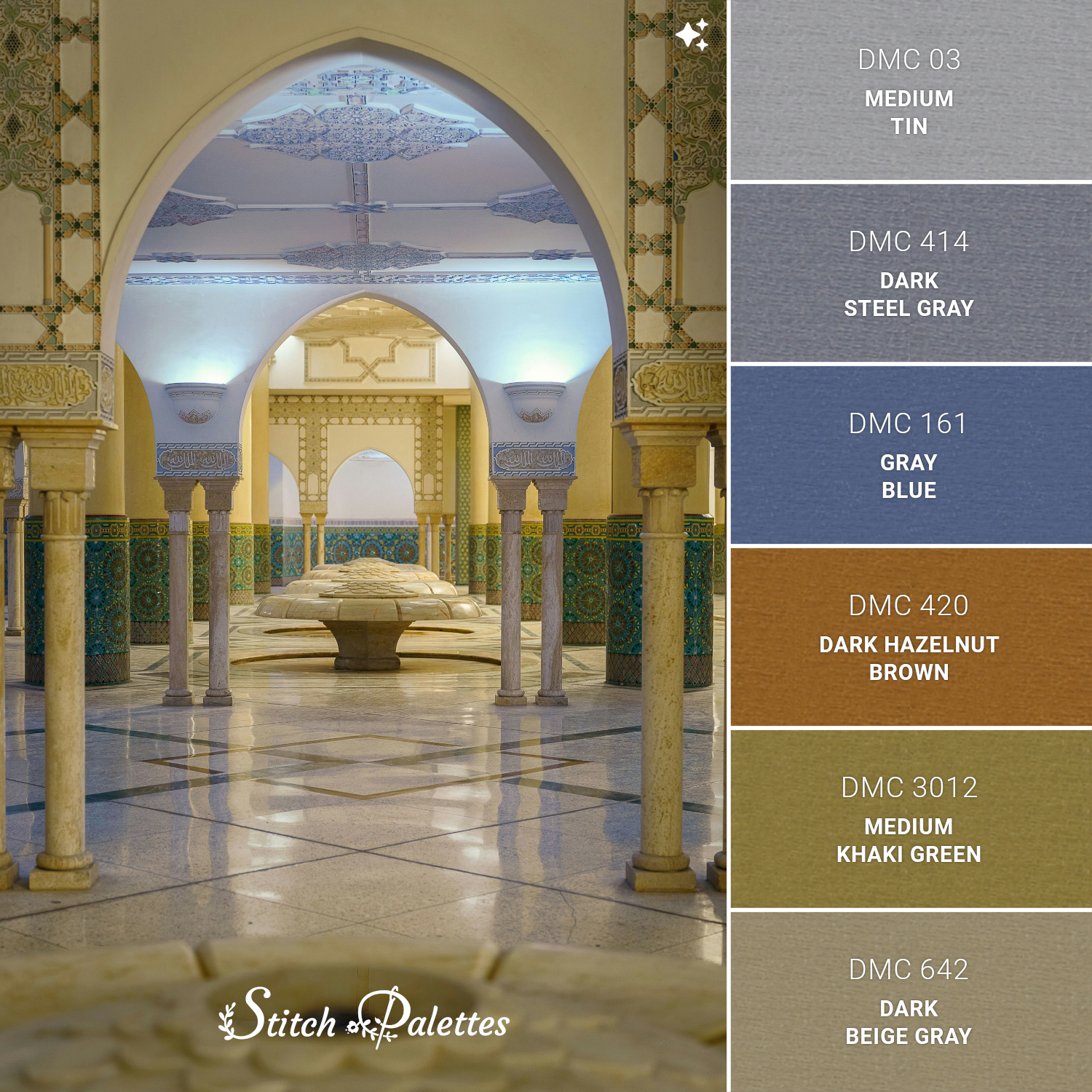 Stitch Palette SPA1975: Moroccan Treasure