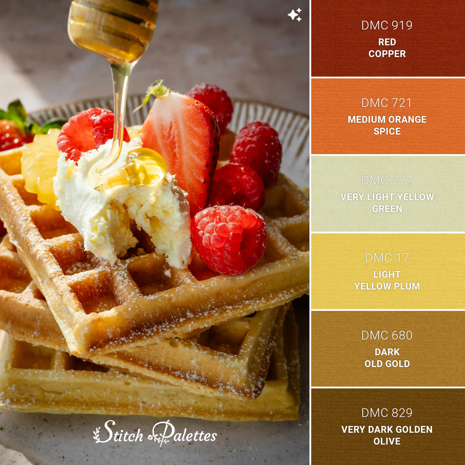 Stitch Palette SPA1986: A Golden Treat