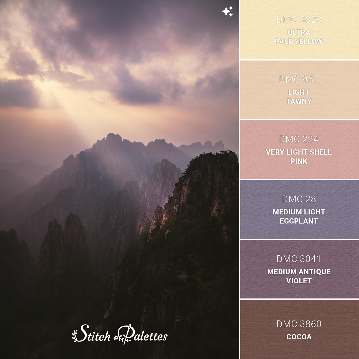 Stitch Palette SPA2010: Huangshan Heights