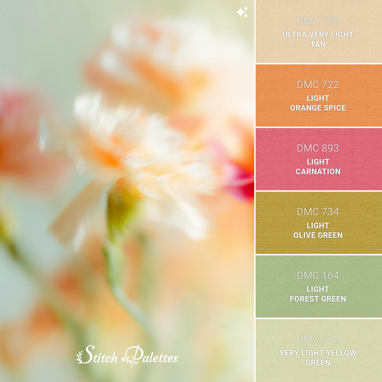 Stitch Palette SPA2036: Floral Fantasy